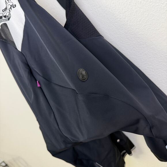 Assos ST. 100 Cento Long Distance Bib Mens XL Black Cycling Bike Stretch Padded - Picture 5 of 12